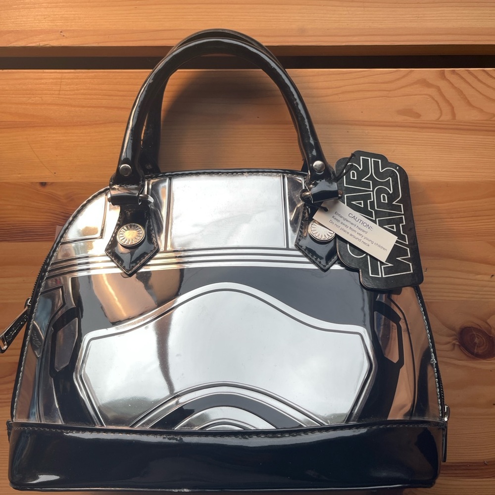 Star Wars Phasma Silver and Black Handbag